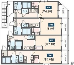 ＭＥＬＤＩＡ舎人公園IIIの物件間取画像